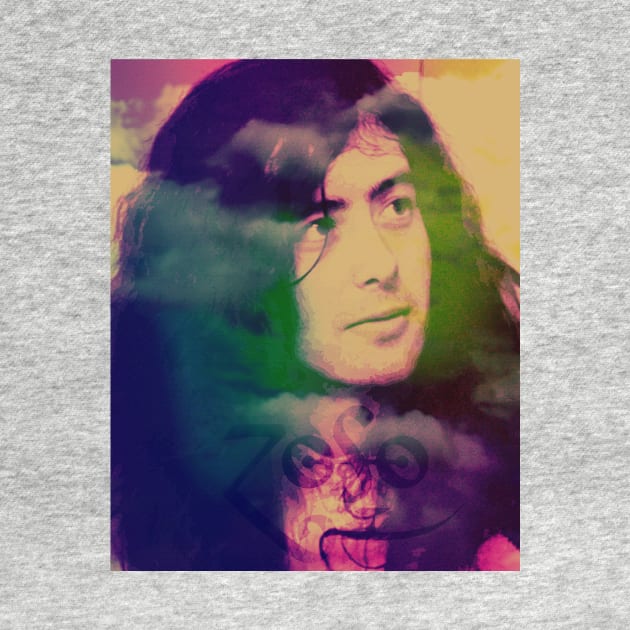 Jimmy Page Fan Art by Whole Lotta Pixels